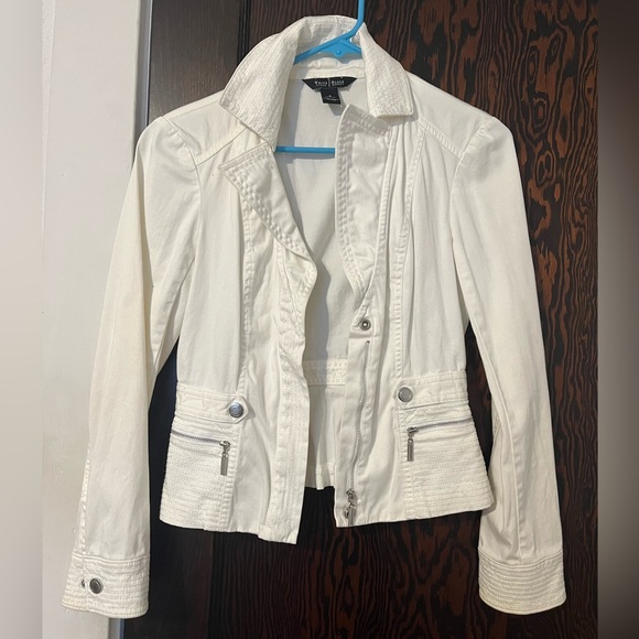 White House Black Market Jackets & Blazers - White House Black Market White Jacket